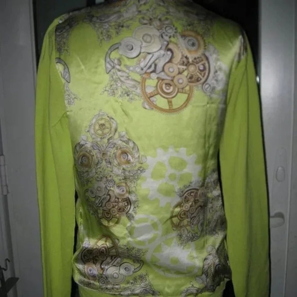 ❤️VERSACE COLLECTION Sweater Twin Set SZ 42 Watch Parts Theme
